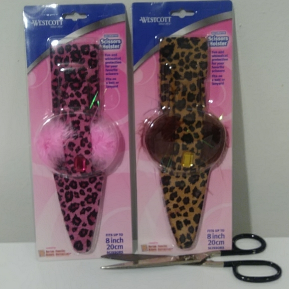 Westcott Other - Animal print decorative scissors holster